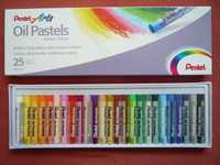 Pentel Kredki Pastelowe Olejne 25 Kolorów