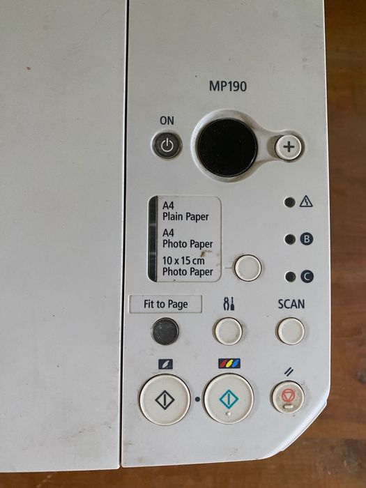 Цифровой фотопринтер-сканер Canon PIXMA MP190 цветной струйный USB