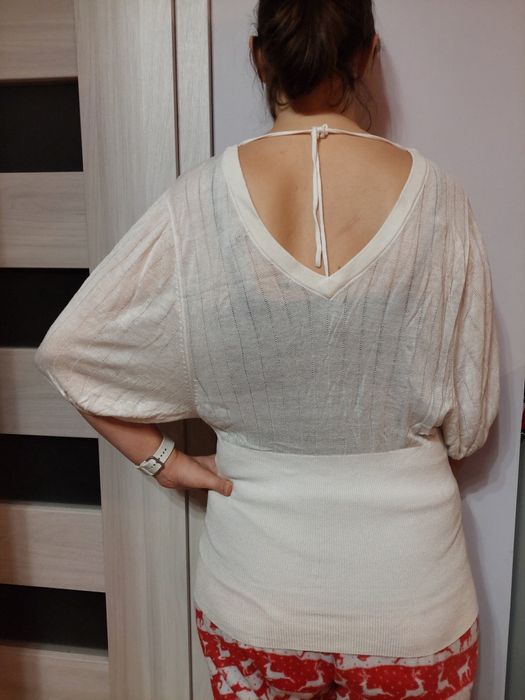 Oryginalna tunika damska biała