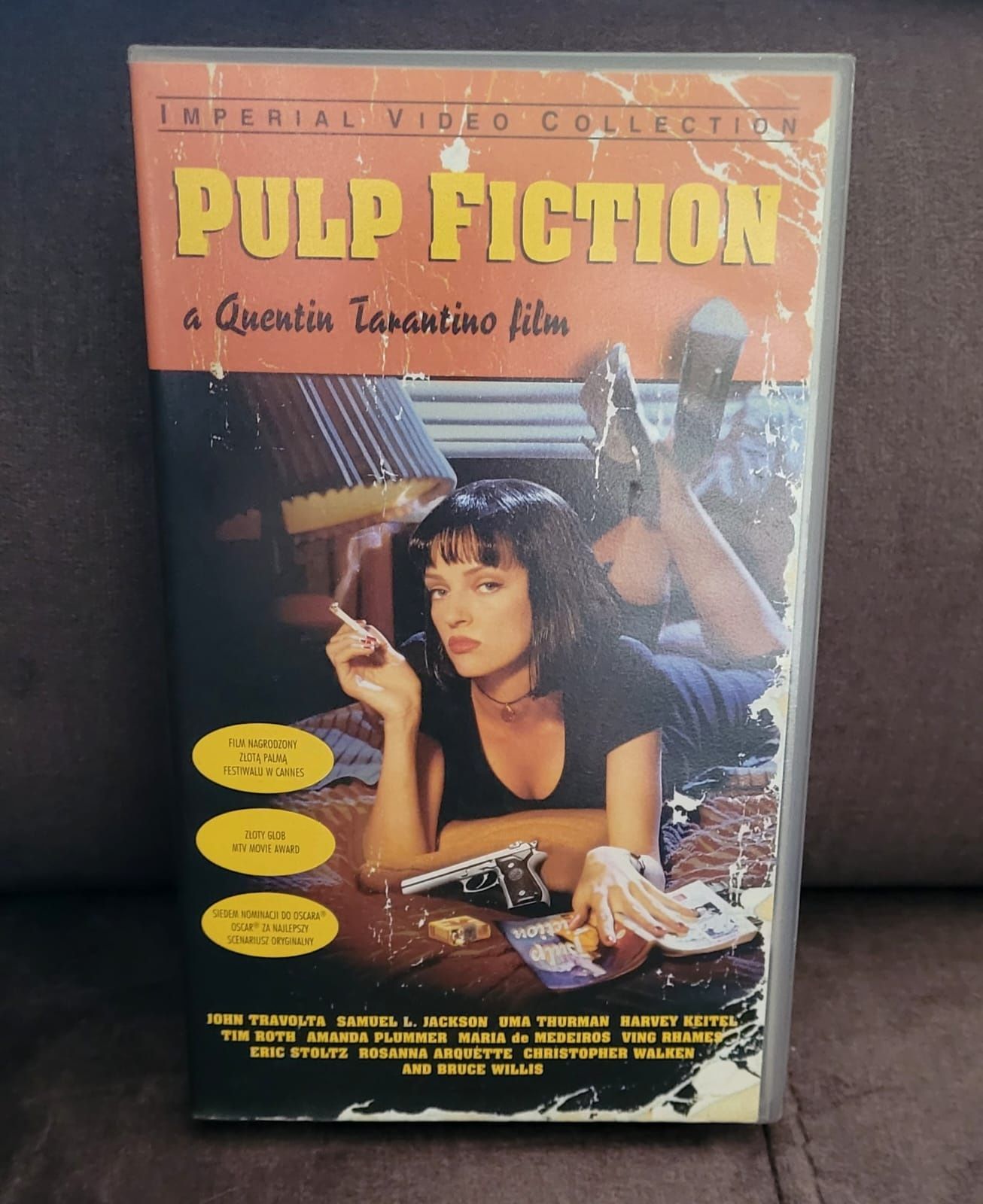 Kaseta VHS 'Pulp Fiction' do Sprzedania