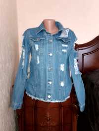 Джинсовка джинсова куртка піджак нова Prettylittlething з Німеччини