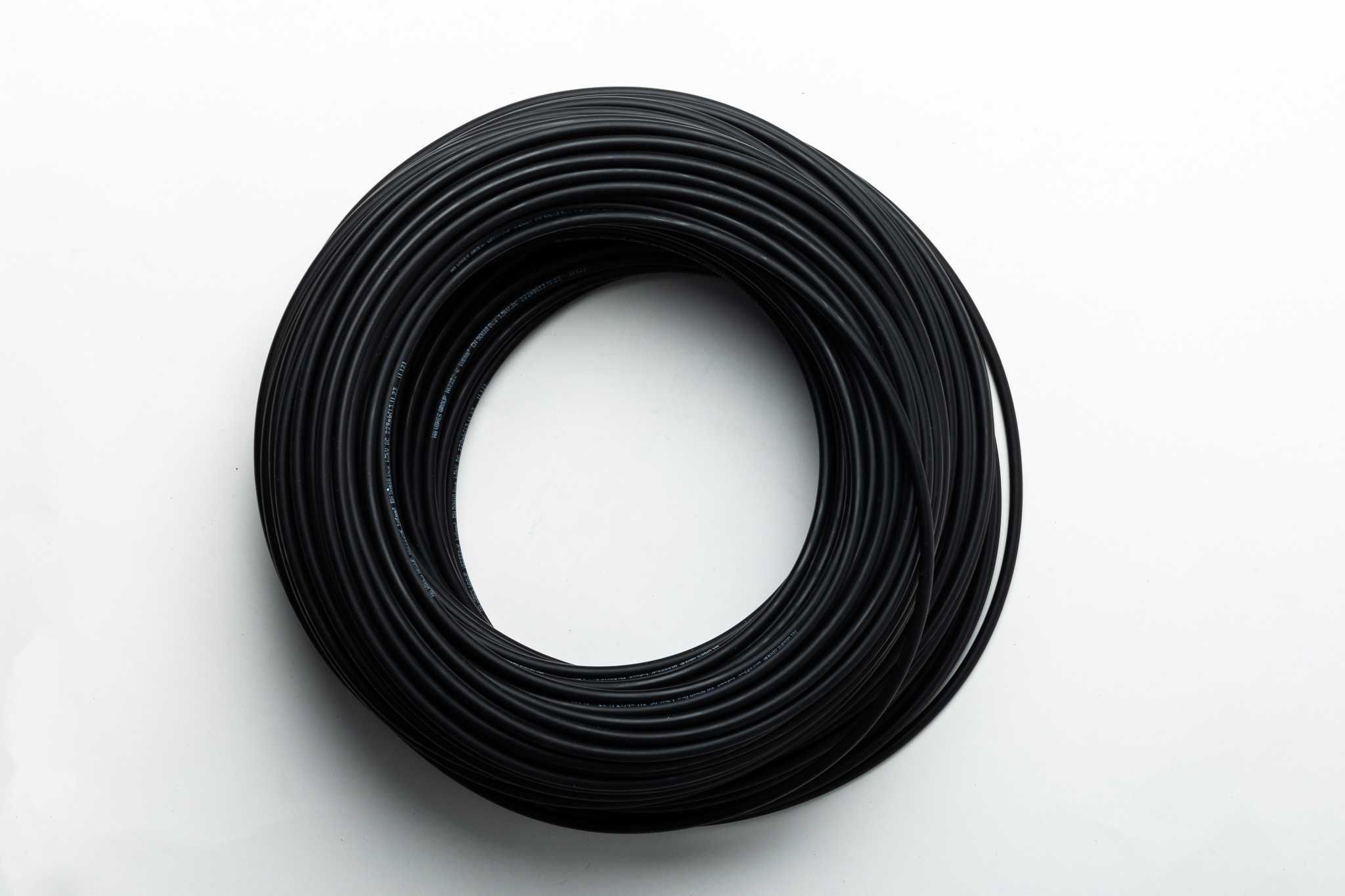 Kabel przewód solarny 6mm2 czarny H1Z2Z2-K