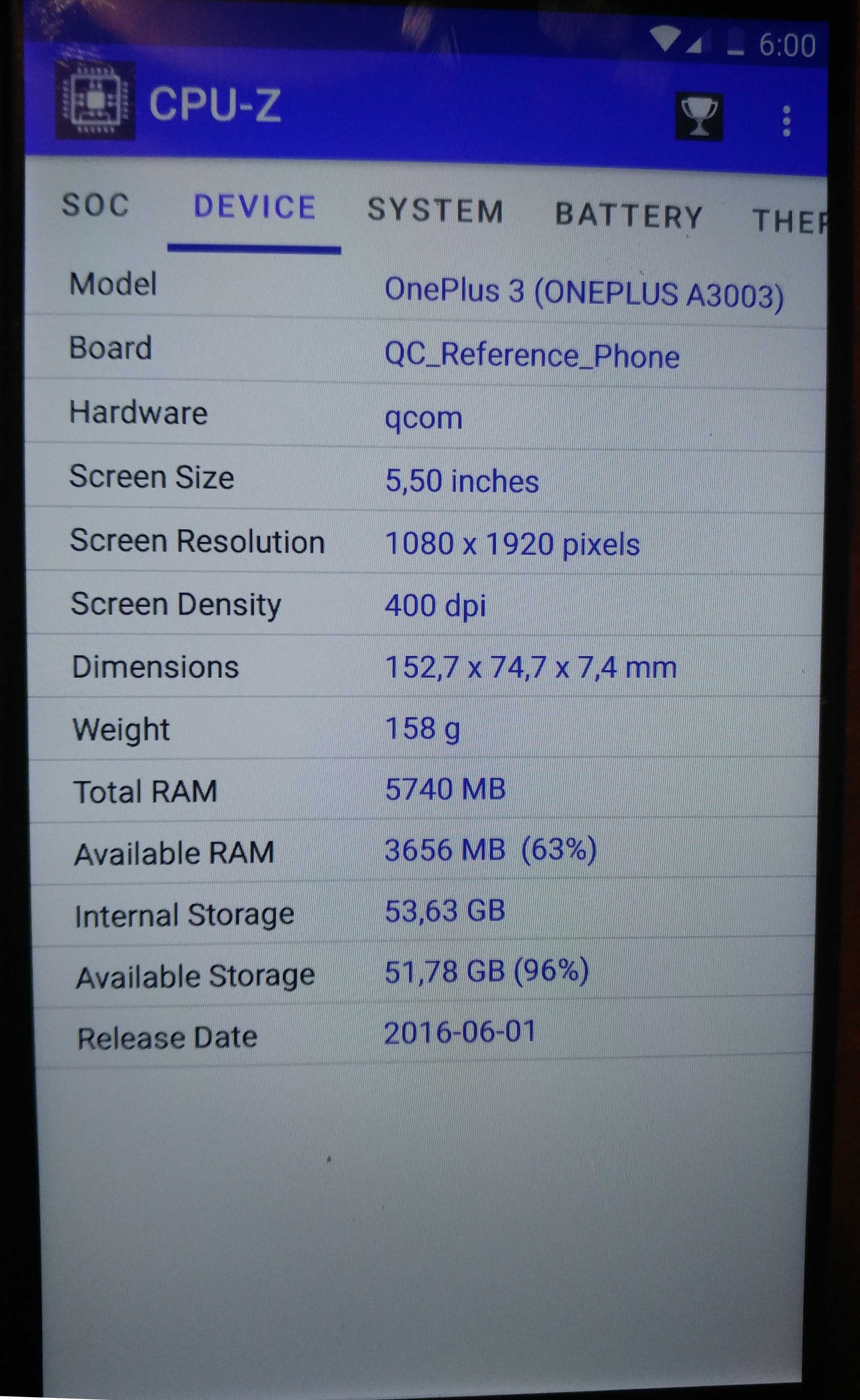 OnePlus3 после падения и замены модуля  дисплея