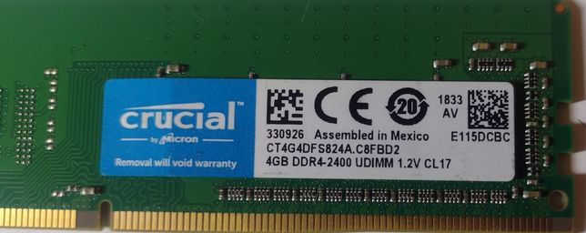Оперативна пам'ять DDR4 4GB PC4-2133P