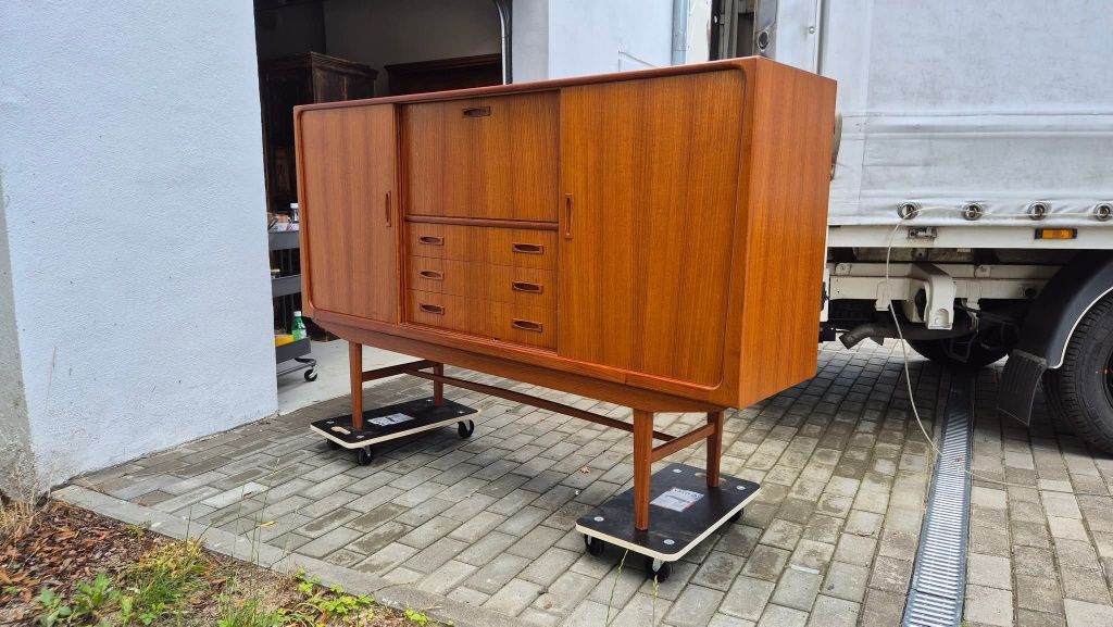 Duńska tekowa retro komoda.