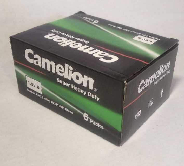 Батарейка CAMELION R20P-SP2G Green Shrink 1х2  упаковка 12шт