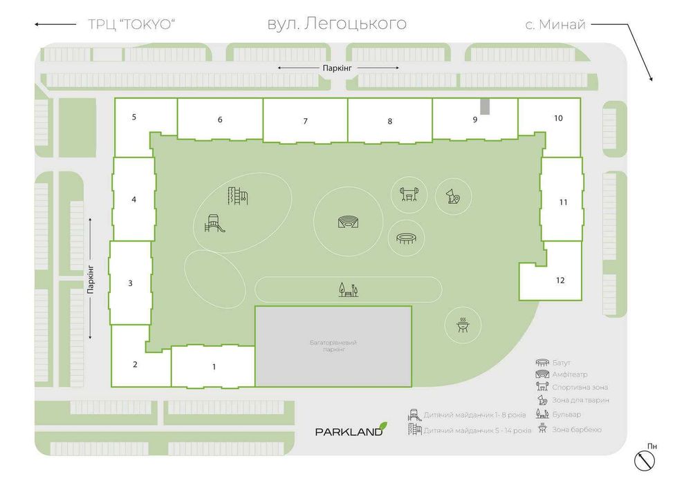 Оренда приміщення 203.6 м² у ЖК ParkLand | 1 поверх - PLK 100