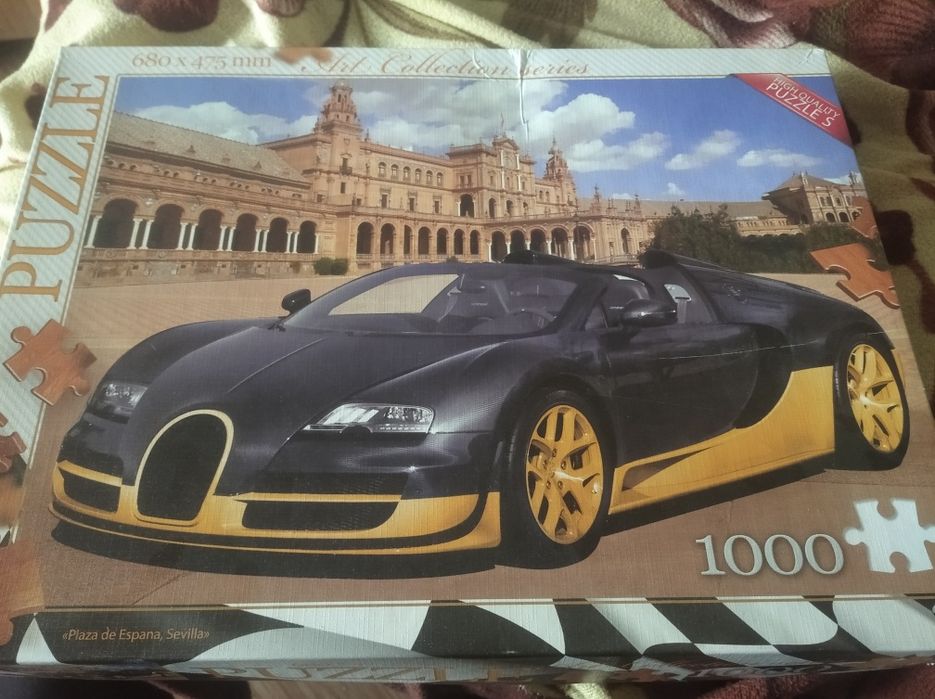 Пазлы 1000, машина