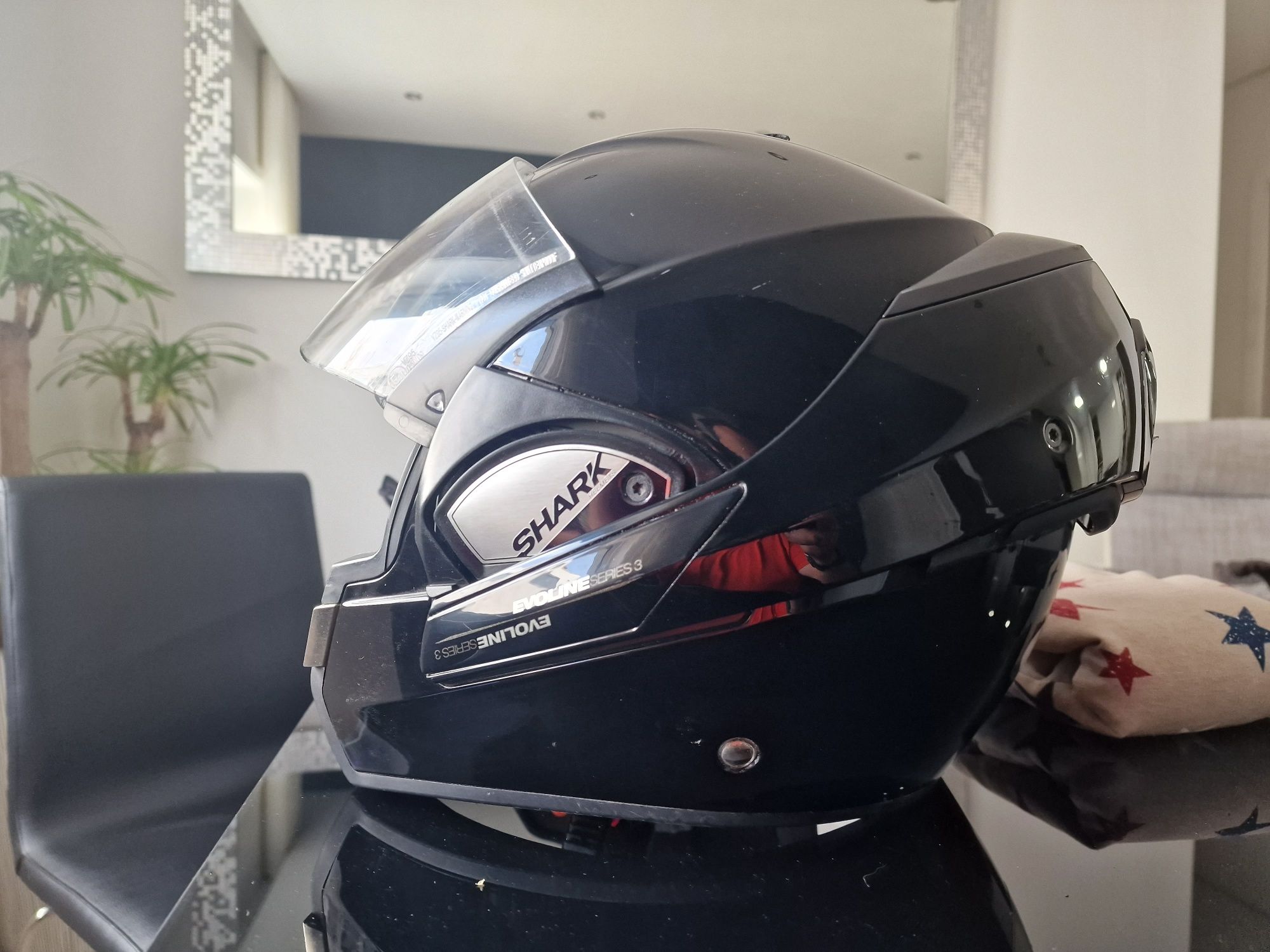 Capacete shark evoline 3 séries +extras Tam. M