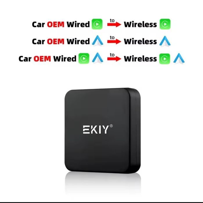 Bezprzewodowy CarPlay & Android Auto - adapter
