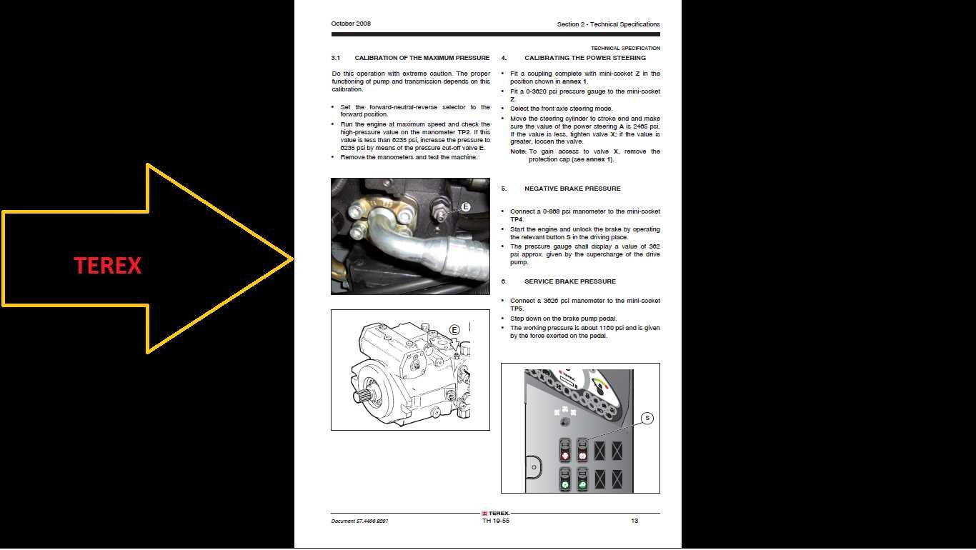 TEREX TH 19-55 instrukcja napraw SERWISOWA