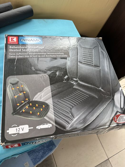 Mata grzewcza na fotel 12V