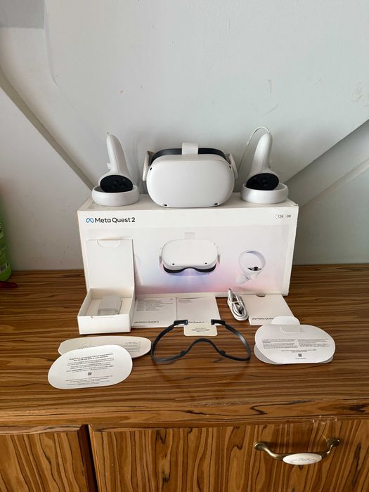 Gogle Meta oculus quest 2 II 128GB VR wirtualna rzeczywistość Zestaw!