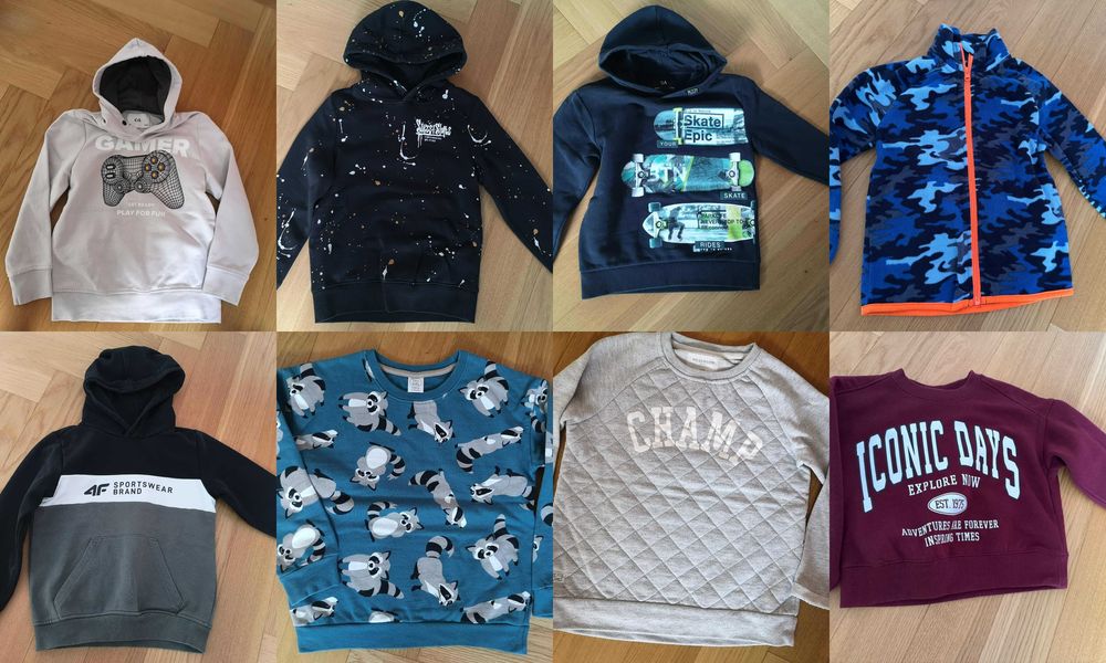 Zestaw ubrań chłopięcych rozmiar 116 - 122 ( 5 - 6 lat)