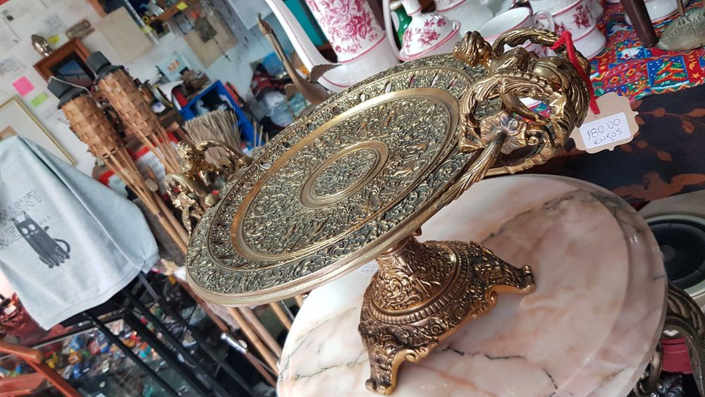 Fruteira em Bronze Vintage