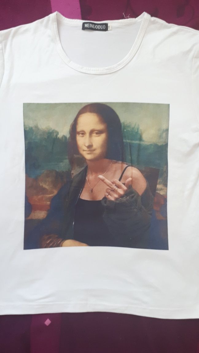 Nowa koszula t-shirt Mona Lisa M