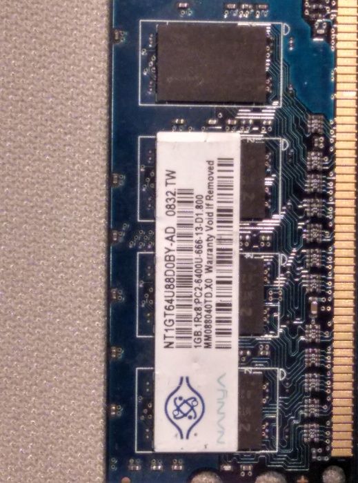Memorias RAM antigas para PC