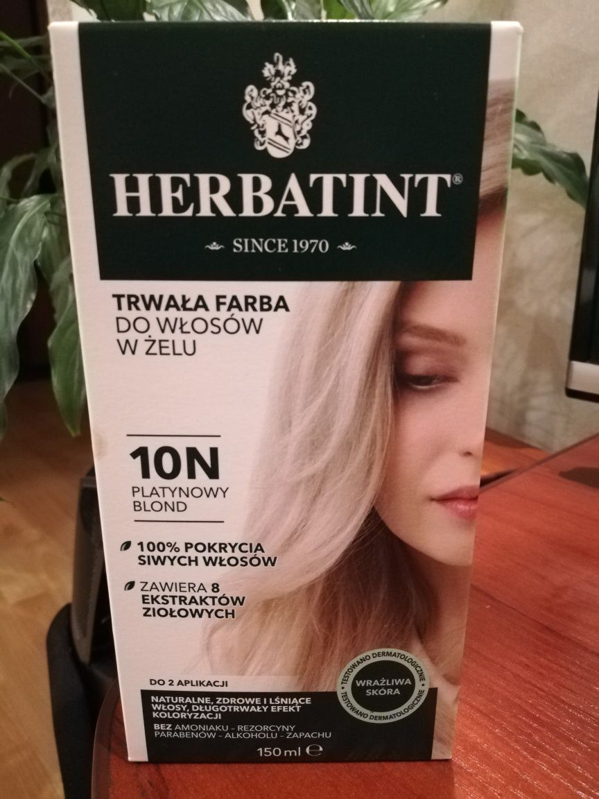Herbatint farba do włosów. N10.