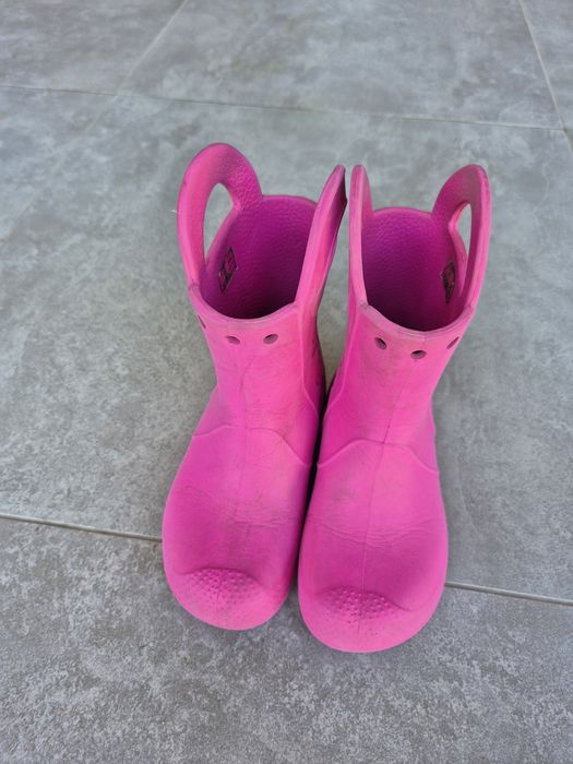 Kalosze dziewczęce rozowe c11 28-29 crocs