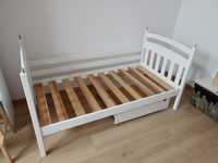 Łóżko dziecięce, białe, 160x80 cm