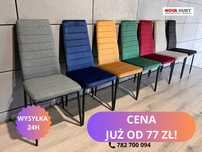 Krzesła do salonu kuchni jadalni tapicerowane VALVA LUGANO nowe