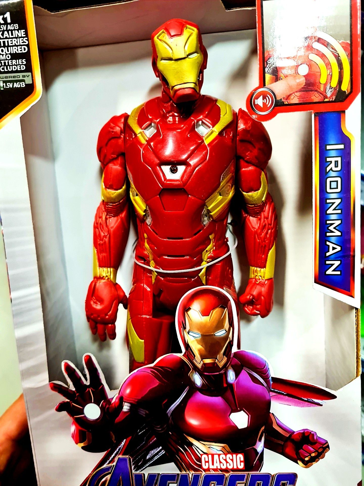 Nowa duża figurka Iron Man z Avengers Marvel Uniwersum zabawki