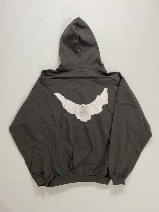 худи Gap x Balenciaga x Yeezy grey hoodie