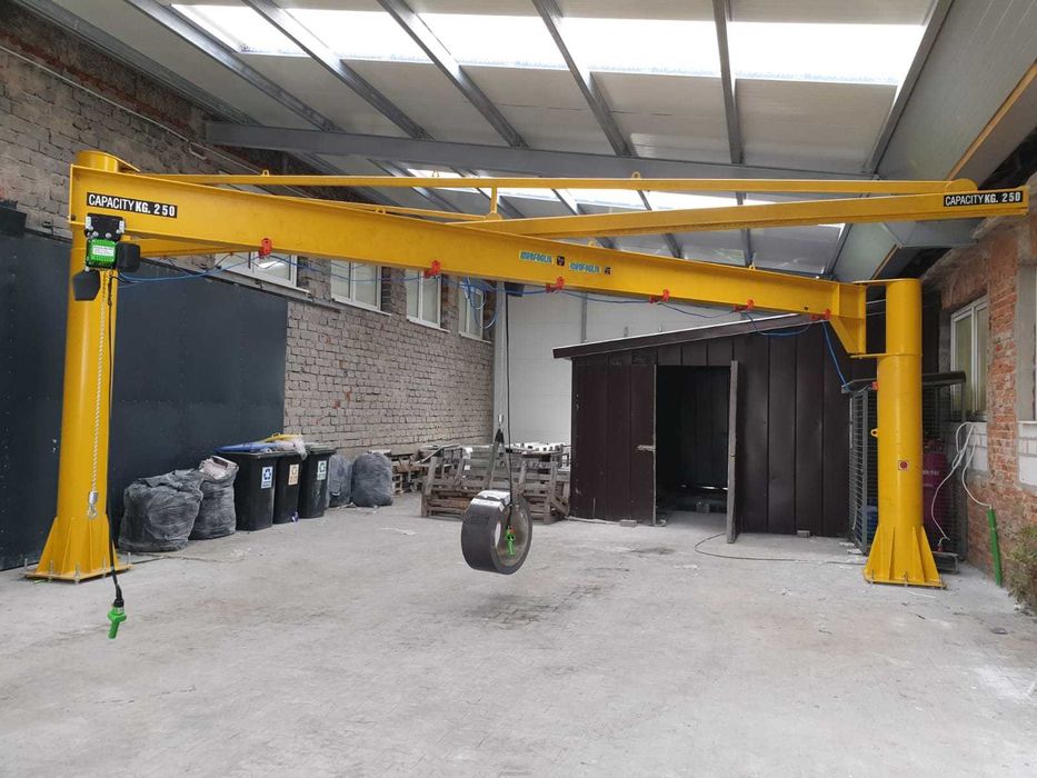 Żuraw Żurawik słupowy warsztatowy 125kg 250kg 500kg 1000kg 2000kg