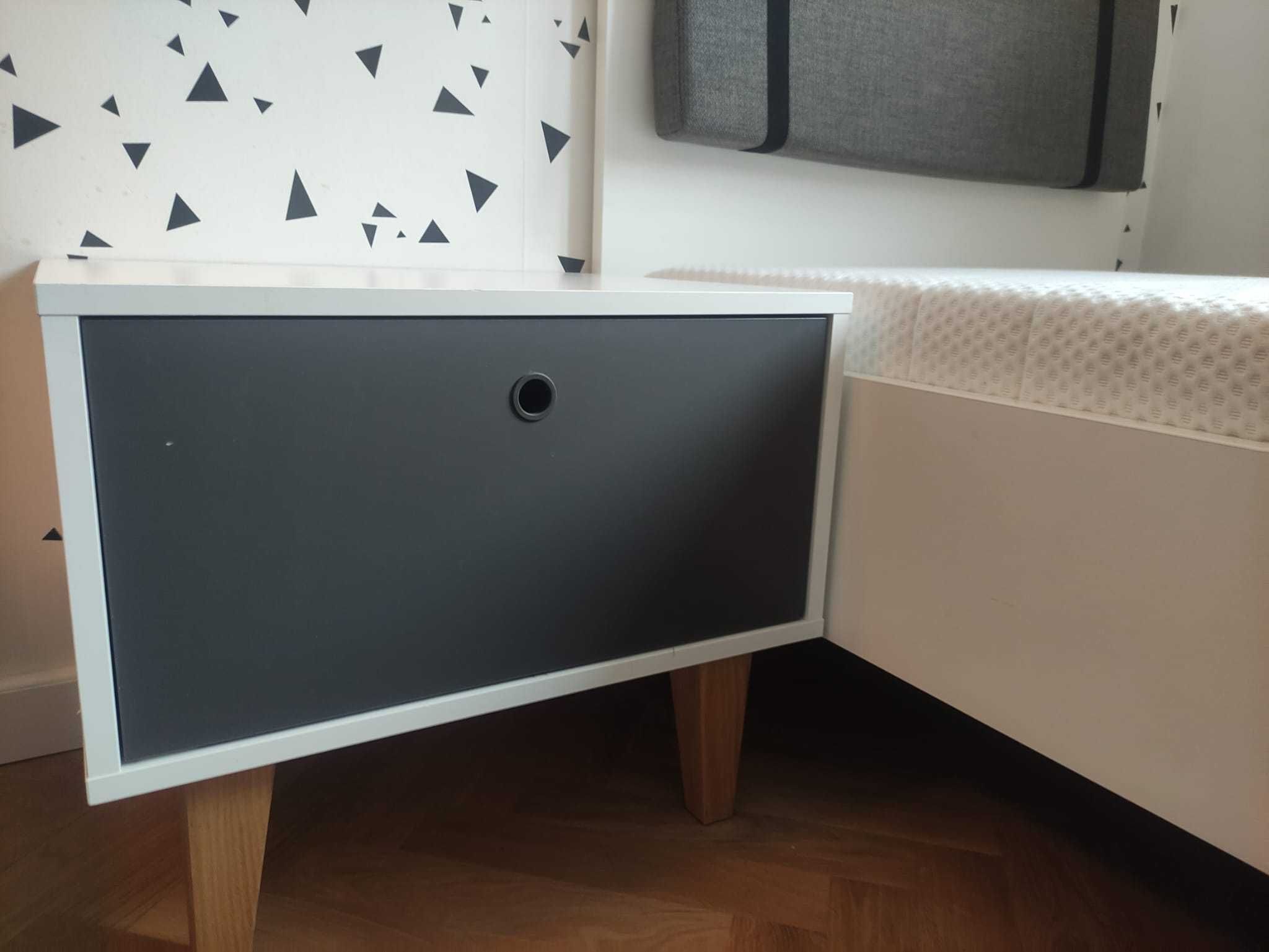 Łóżko VOX concept 90x200 Simple Creative + stelarz + zagłówek IKEA