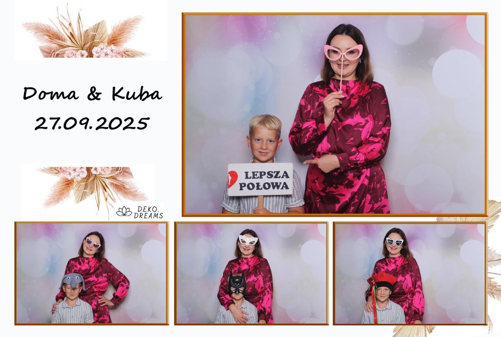 Fotolustro - fotobudka atrakcje na wesele