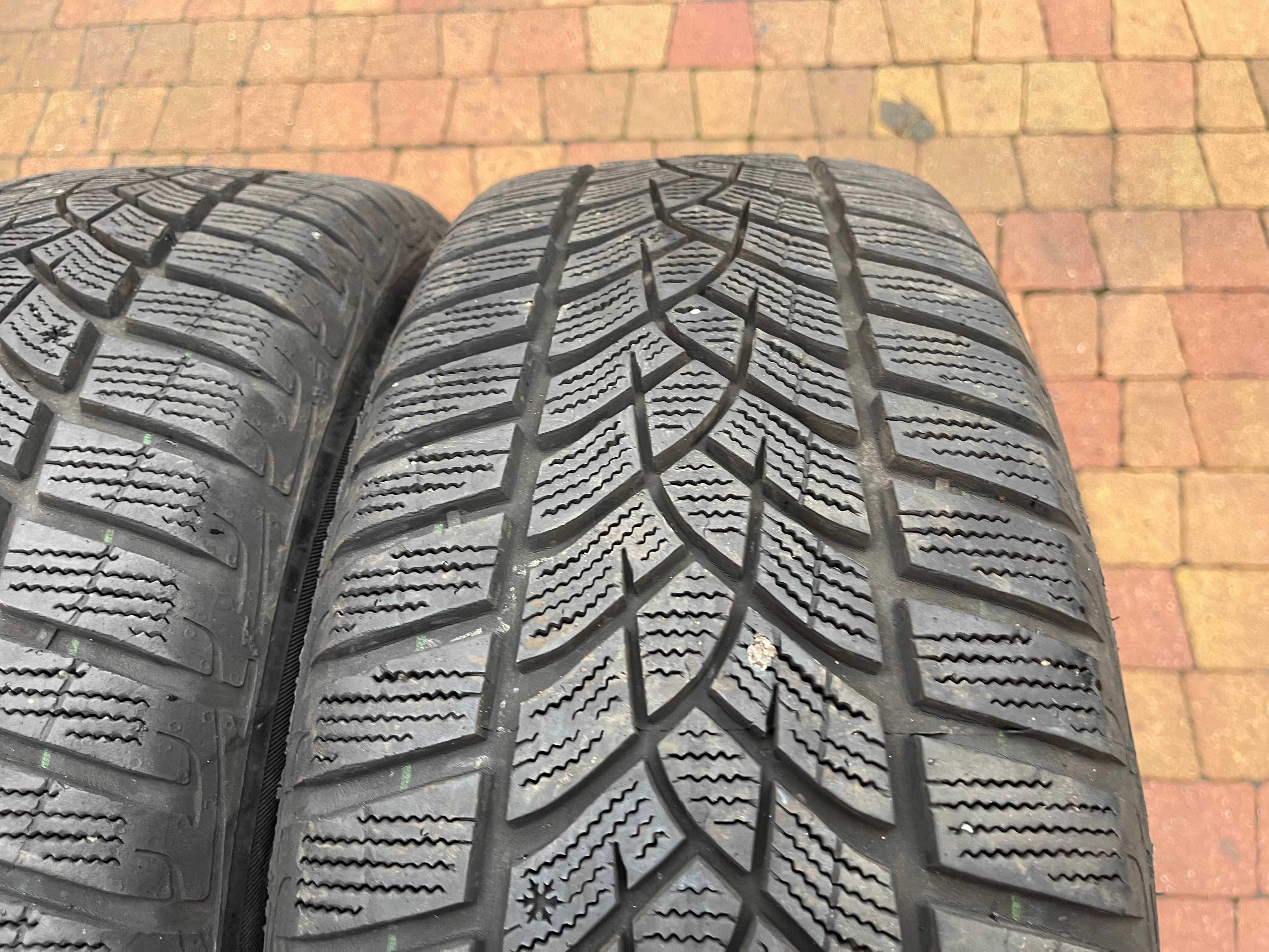 3657. Opony zimowe 215/55/17 Goodyear 8mm 2021r cena za 2szt
