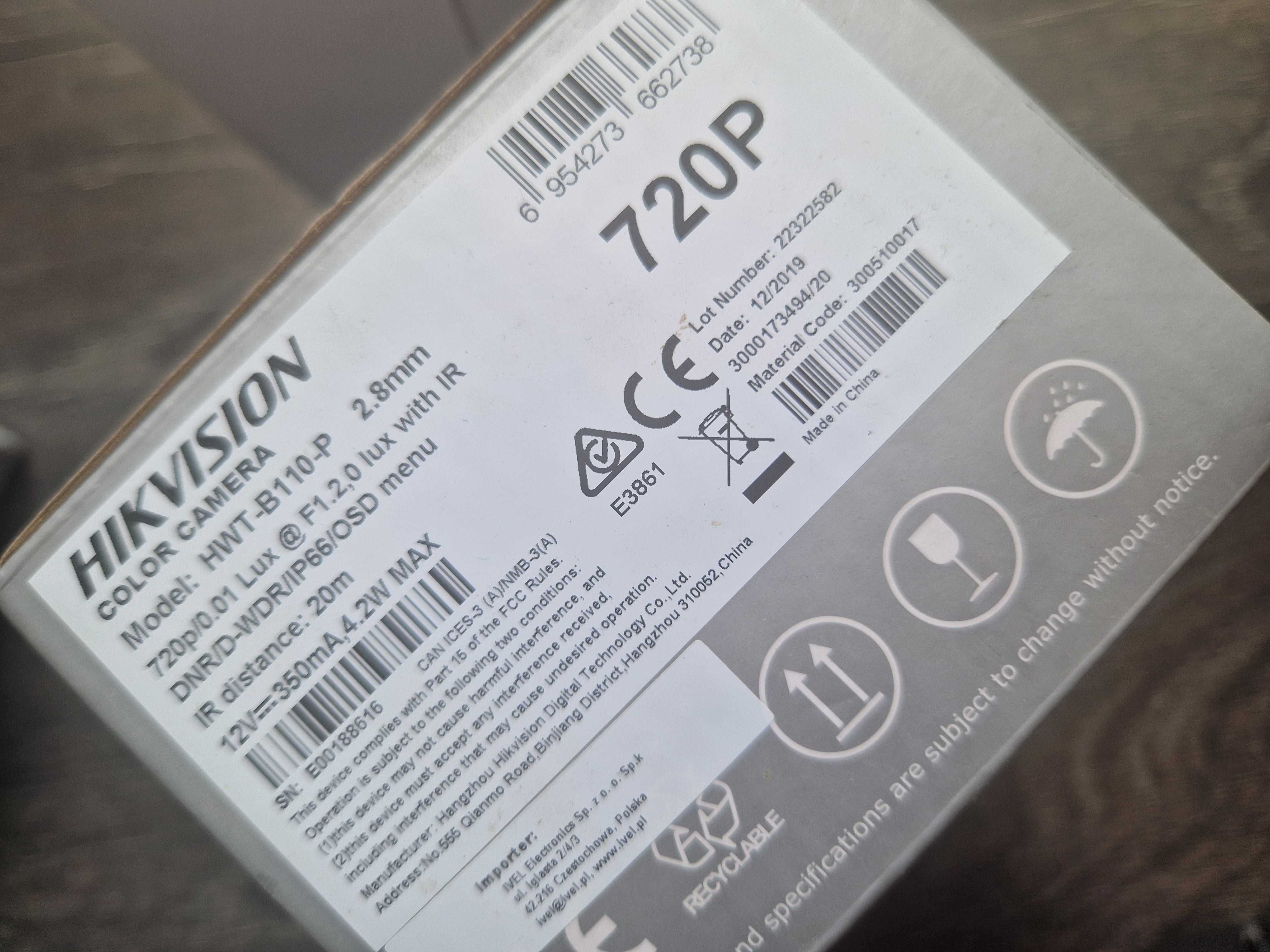 Nowy zestaw 4 kamer firmy hikvision do monitoringu z rejestratorem
