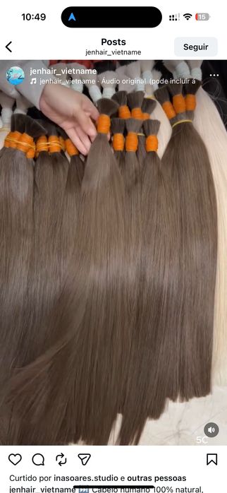 Cabelos 100% Humanos