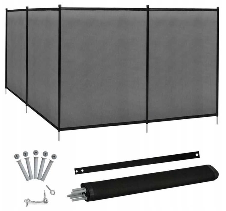 Siatka odgradzająca teren ogrodzenie tymczasowe 122x366 cm