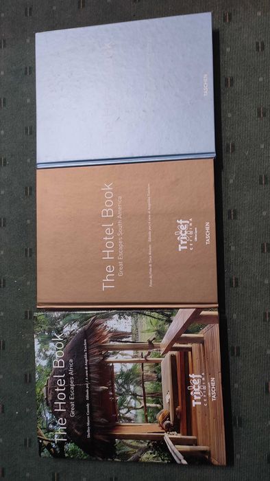 3 Livros The Hotel Book Great Escapes - Edição Taschen