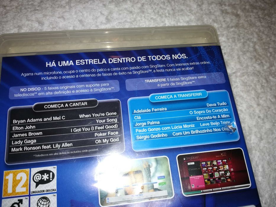 singstar, starter pack - jogo ps3 (jogo playstation 3)