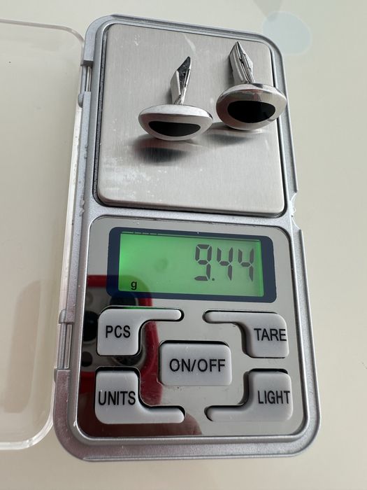 Запонки зі срібла