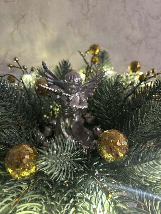 Новорічний букет з підсвіткою