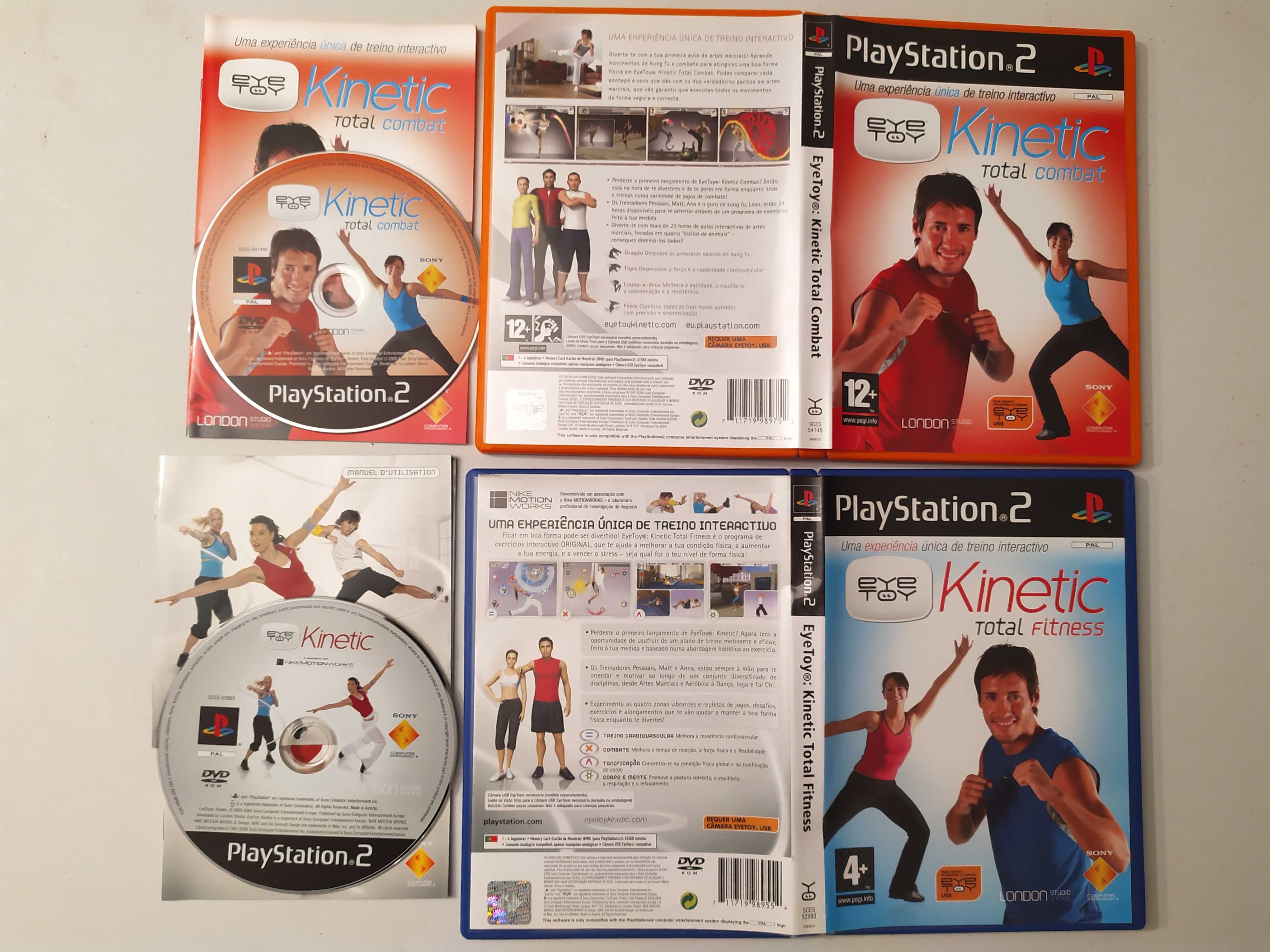 Jogos PS2 com manuais