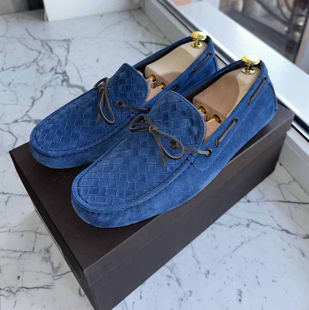 Мокасины из замши Bottega Veneta