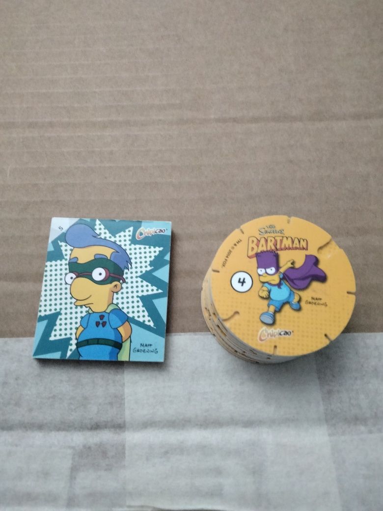 Tazos e cromos Bartman