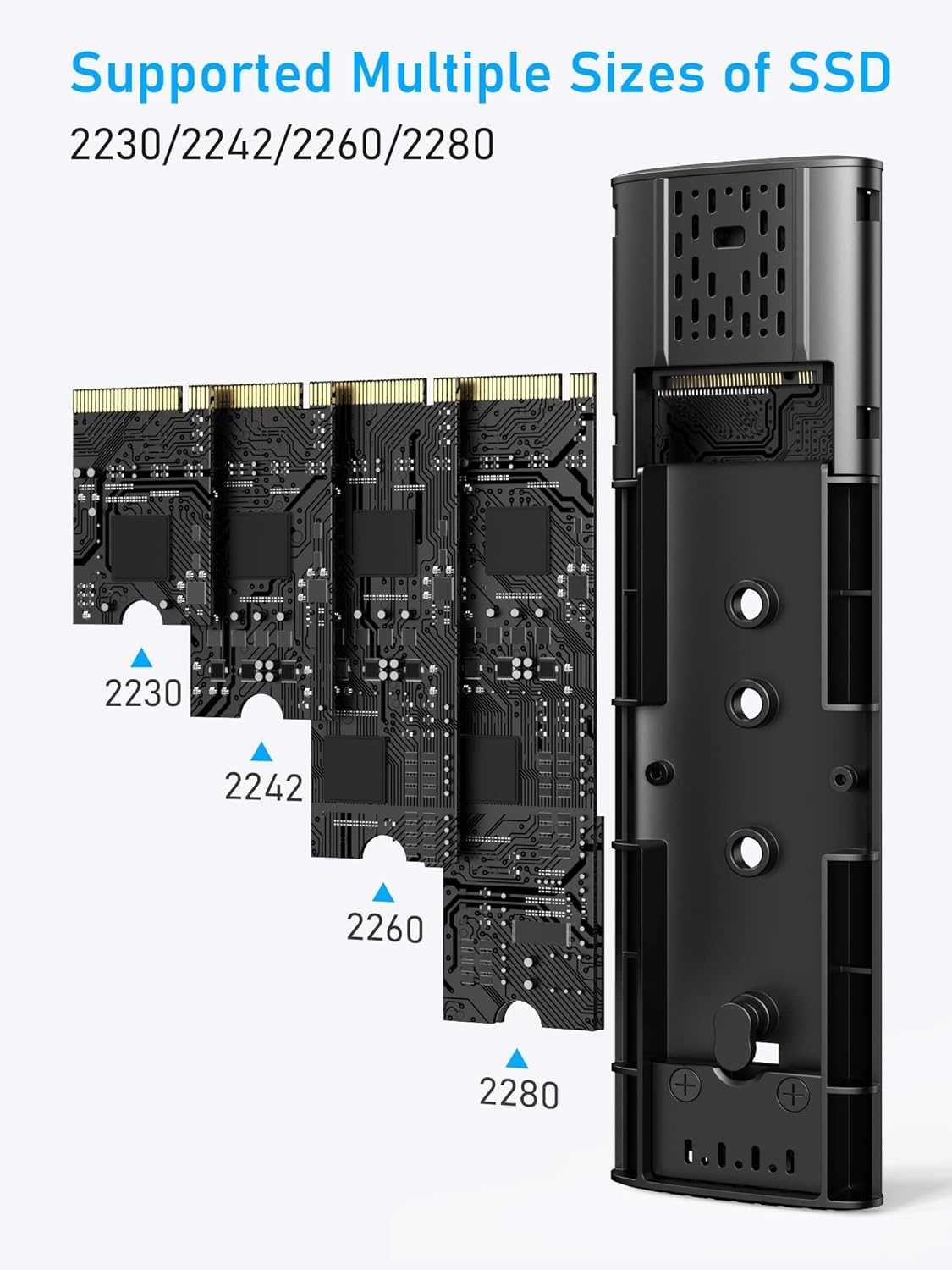 Obudowa M.2 NVME, Beikell 10 gb/s