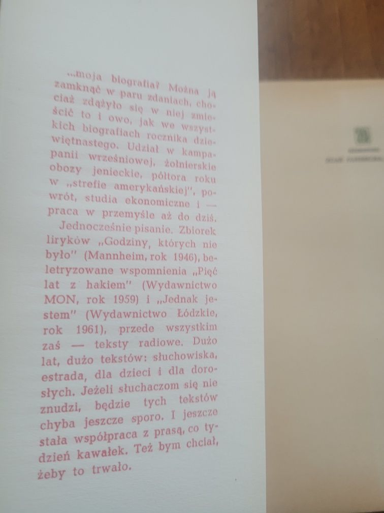 Włodzimierz Krzemiński Zgaś papierosa, Jack 1965 Czytelnik