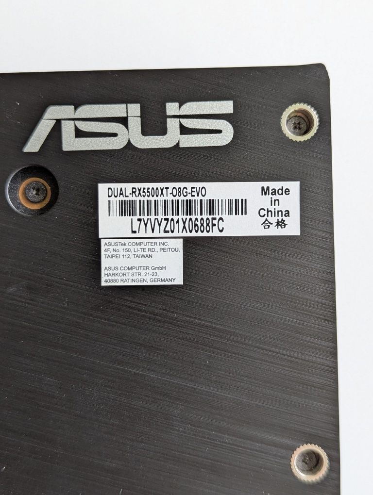 Відеокарта AMD Asus Radeon RX 5500 XT DUAL EVO 8G