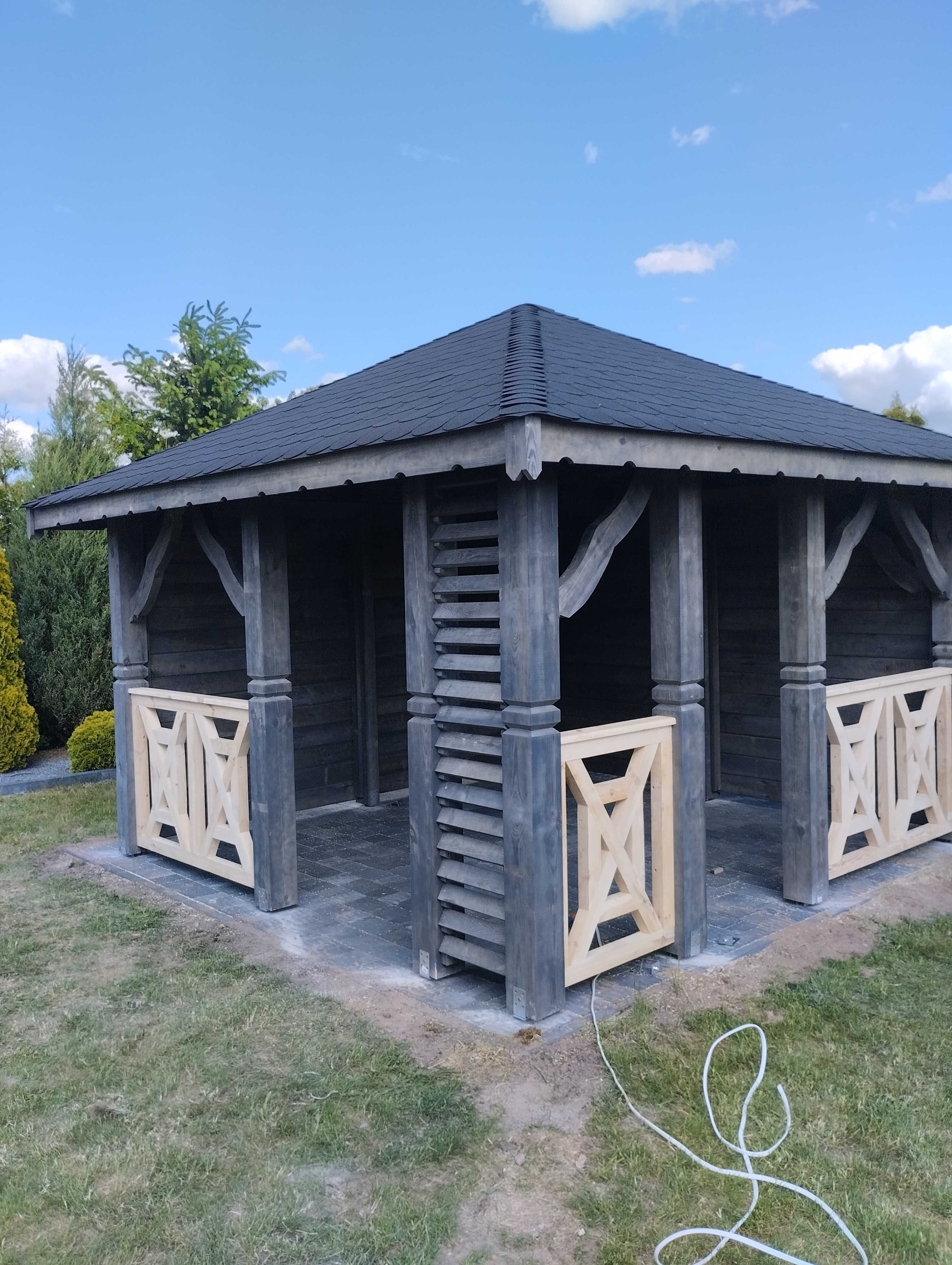 Altana ogrodowa Dębowa 3,5 X3,5m