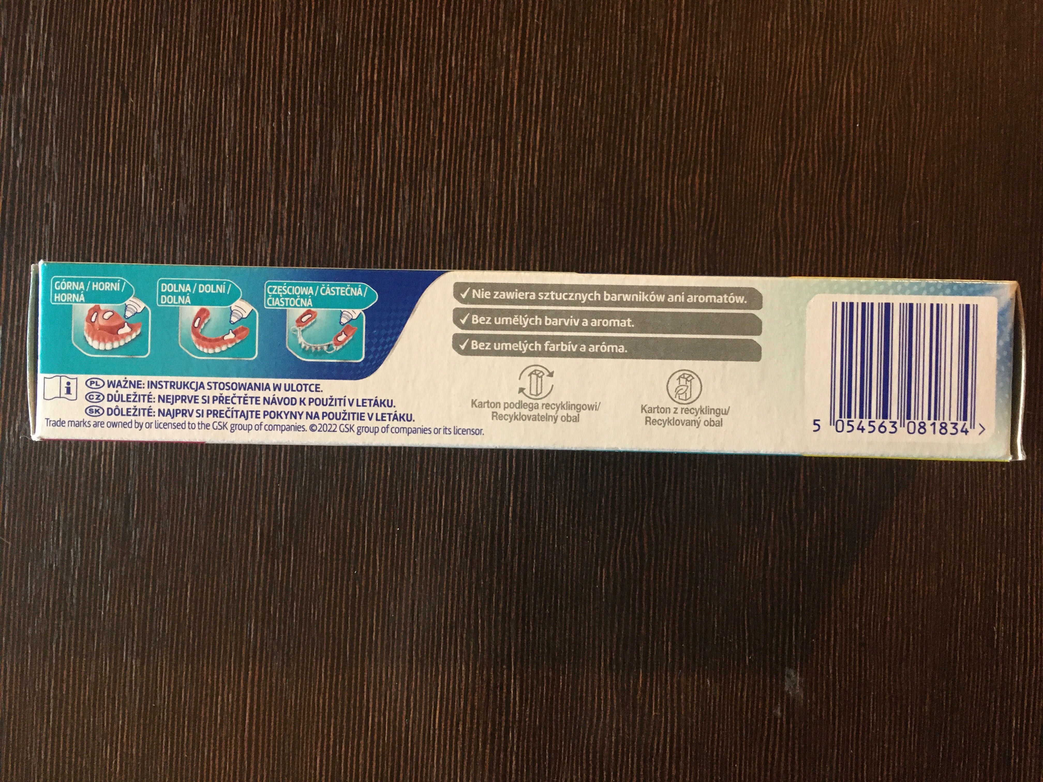 COREGA 70g Kremy mocujące do protez zębowych - Smak Neutralny