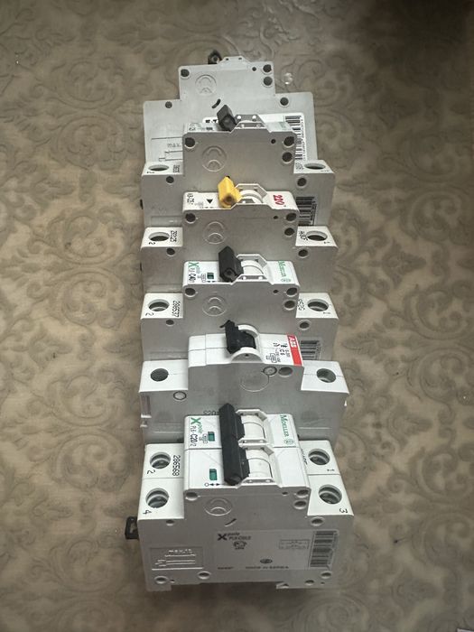 Автоматичний вимикач на 6А /20А/ 25А /40А: ЕАТОN, MOELLER, 220, ABB