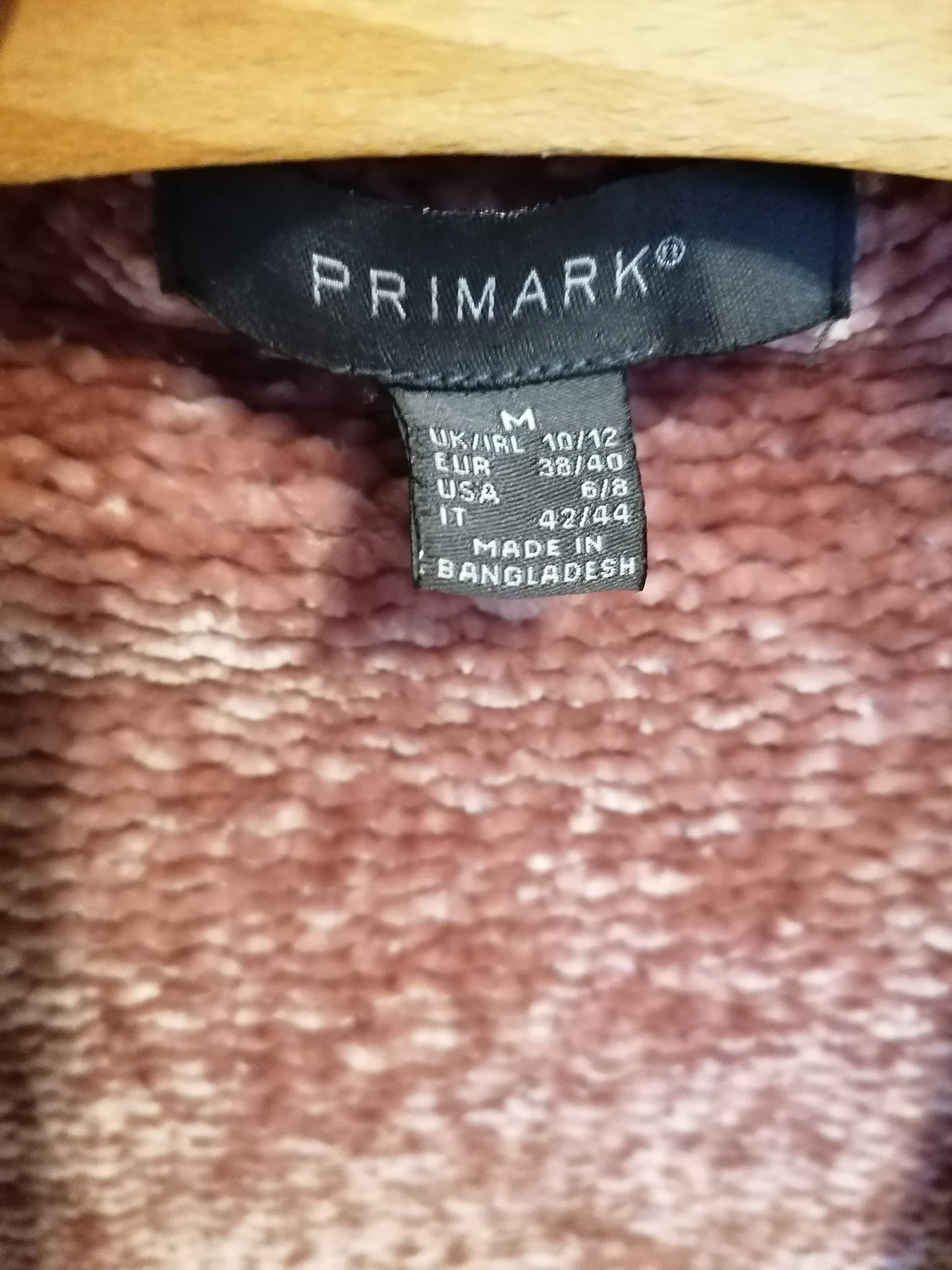 Sweter sweterek Primark rozmiar M brudny róż