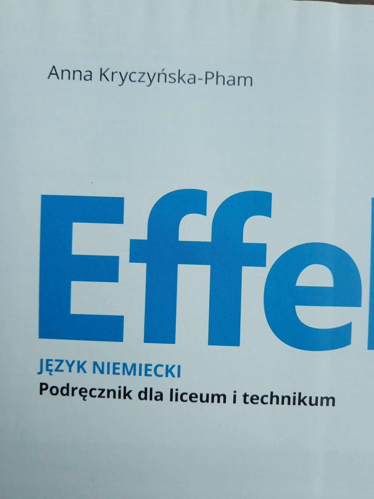 Effekt 2 język niemiecki podręcznik dla liceum i technikum