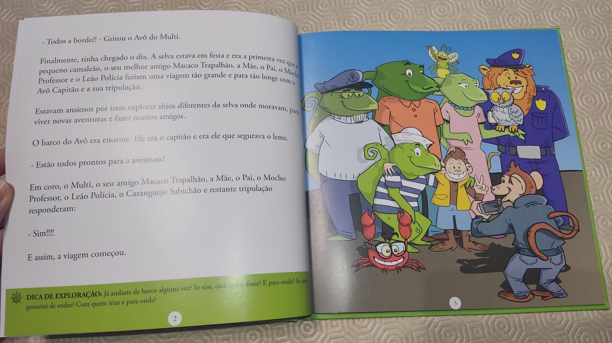 Livro "A Viagem do Multi"
Está praticamente